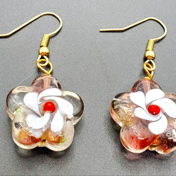 Blown Glass earrings ✨️ - Picture 3 of 6